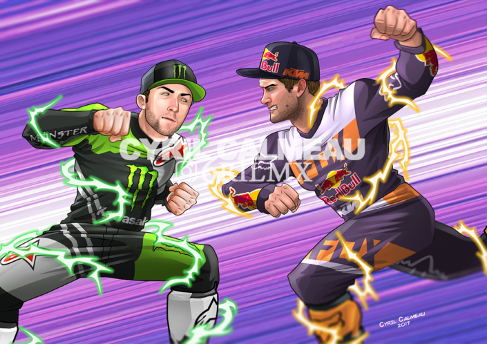 Supercross 2017 : Tomac VS Dungey